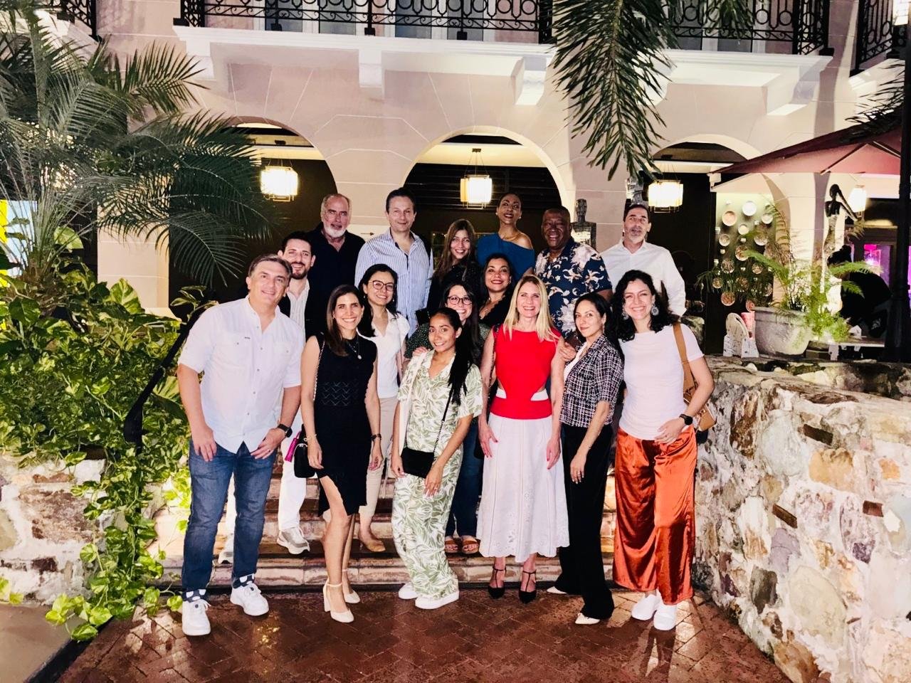 Primerus delegates at a conference dinner in Panama City